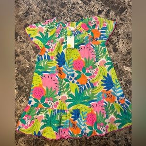New with tags Girls mini Boden Smocked Printed Kaftan dress